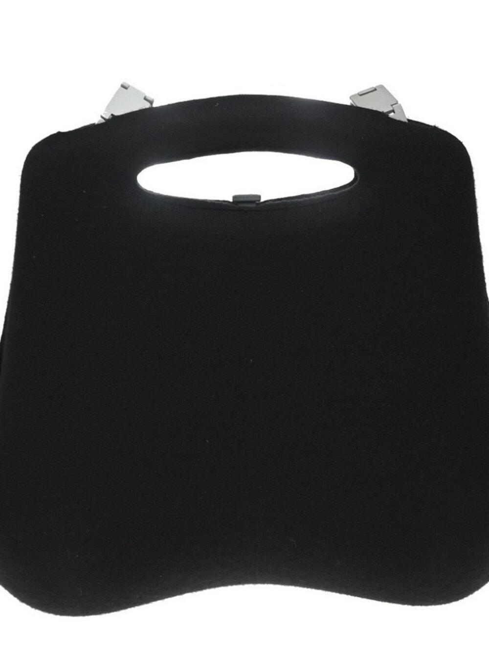 CHANEL CC Millennium Hip 2way Shoulder Hand Bag Canvas Black Vintage - Picture 3 of 16